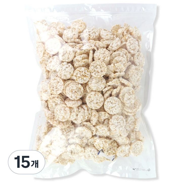 우리가스토리 현미쌀과자 뻥튀기, 600g, 15개