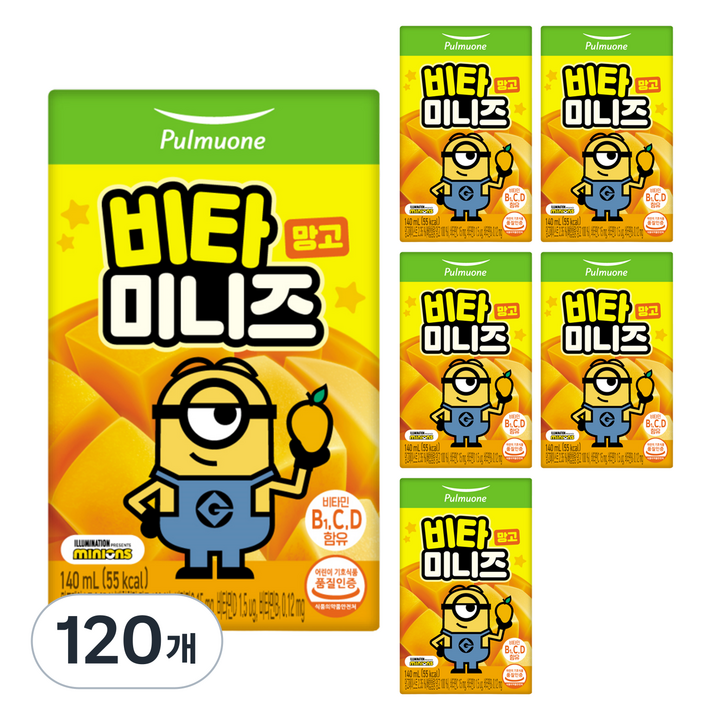 풀무원 비타미니즈 망고, 120개, 140ml