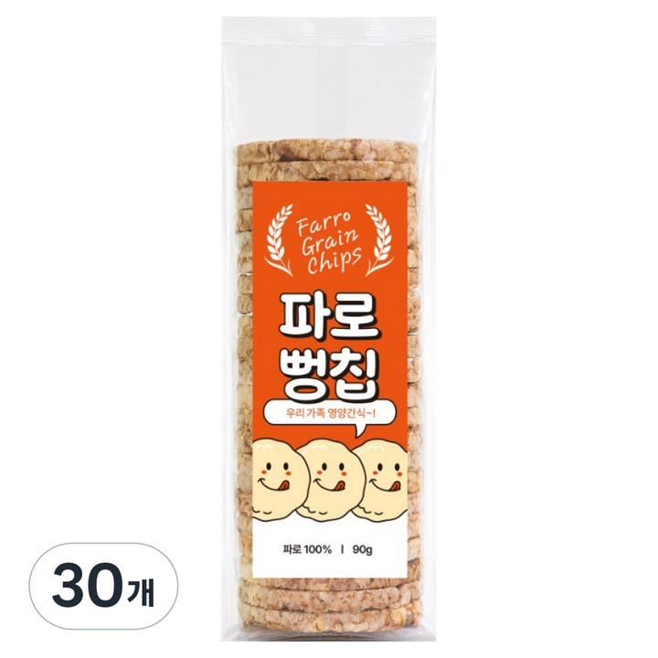 파로 뻥칩, 30개, 90g