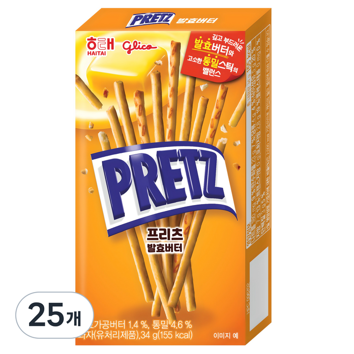 프리츠 발효버터, 34g, 25개