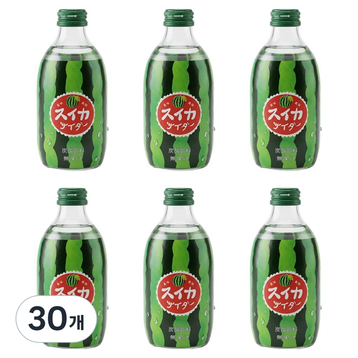 토모마스 수박맛 사이다, 300ml, 30개