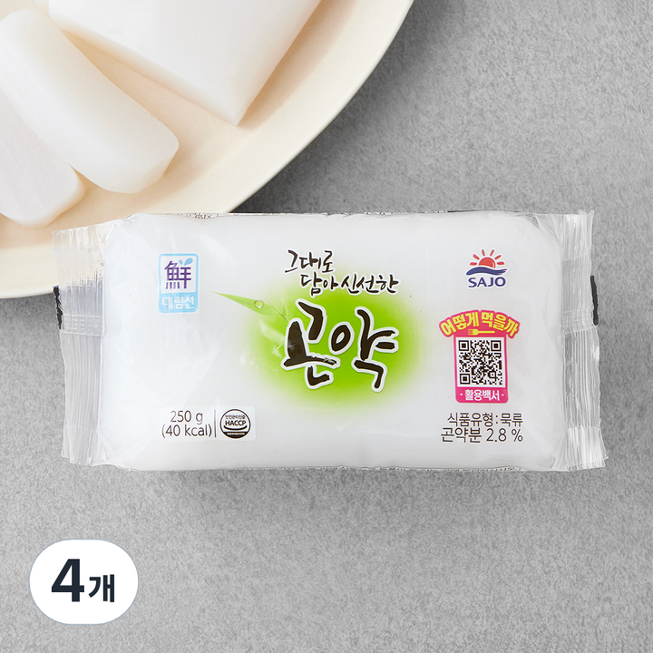 대림선 사조 곤약, 250g, 1개입, 4개