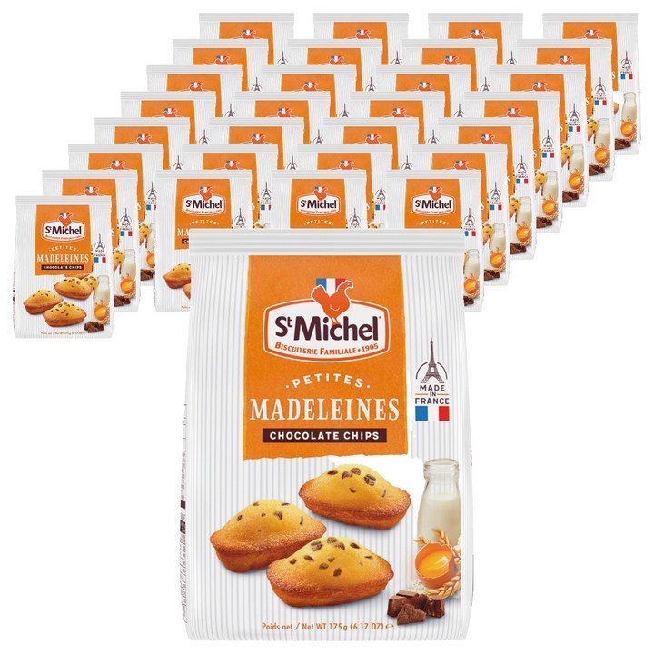 생미쉘 초코칩 마들렝, 30개, 175g