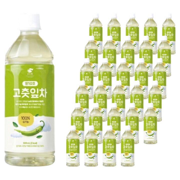 순수람 원기2호 고춧잎차, 500ml, 30개