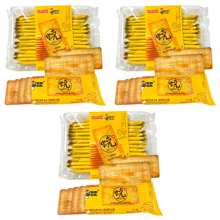 슈퍼비비가 크리스피 치즈맛 비스킷 26p, 288g, 3개