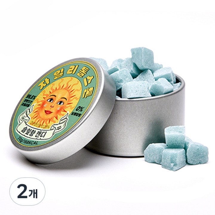 자일리톨스톤 사탕 파인트리, 70g, 2개