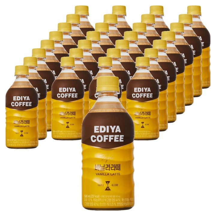 이디야 트리플 바닐라라떼, 500ml, 48개