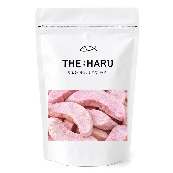 THEHARU 동결건조 핑크 복숭아칩, 50g, 1개