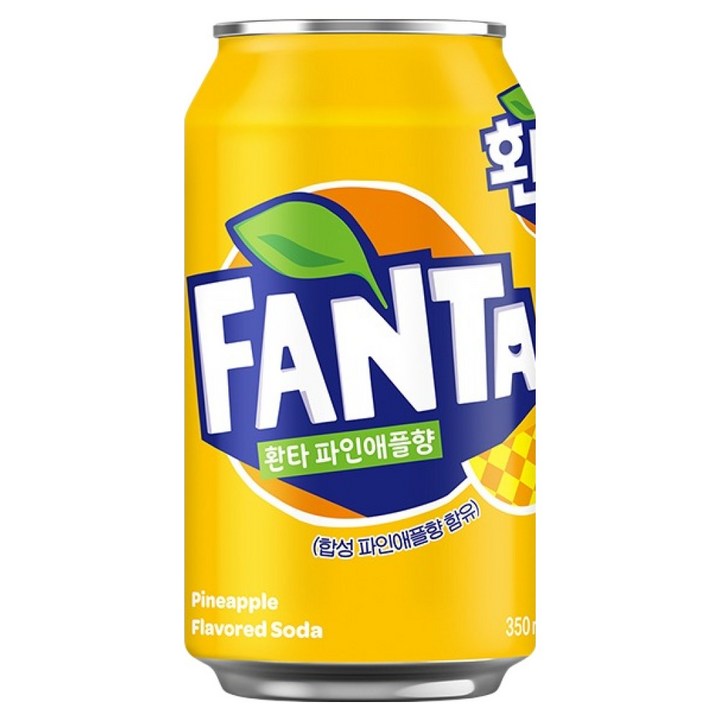 환타 파인애플, 350ml, 1개