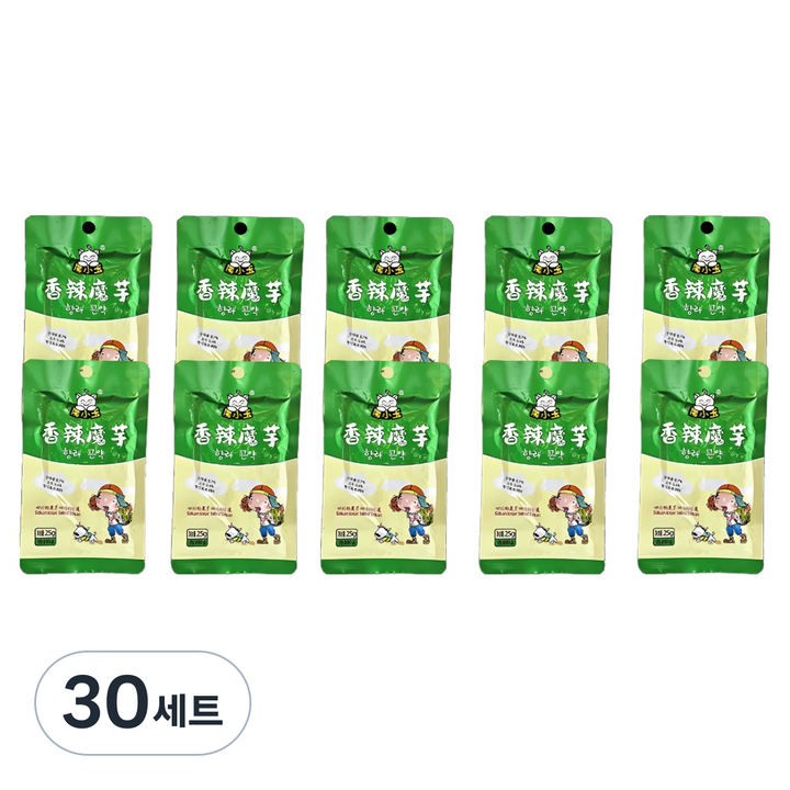 마소옥 향라곤약 10개입, 250g, 30세트