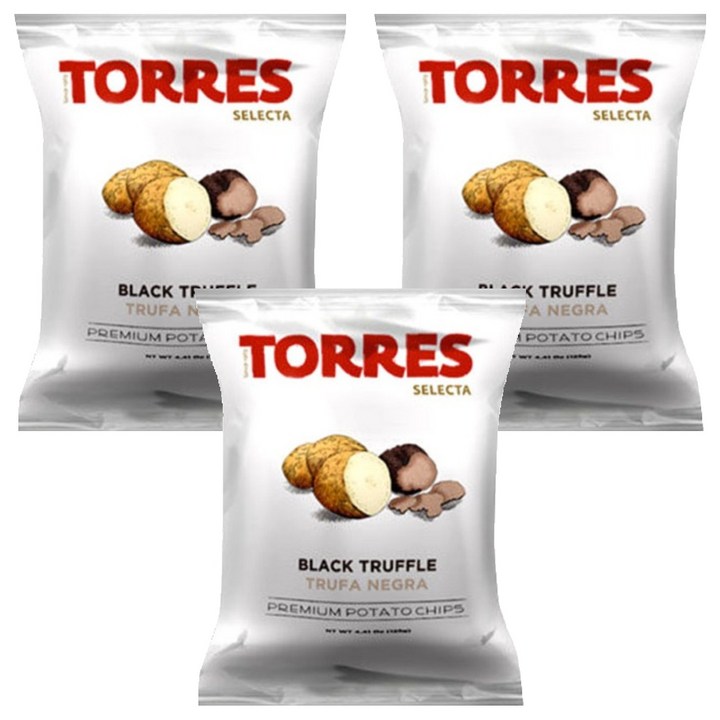 토레스 셀렉타 블랙트러플 감자칩, 40g, 3개