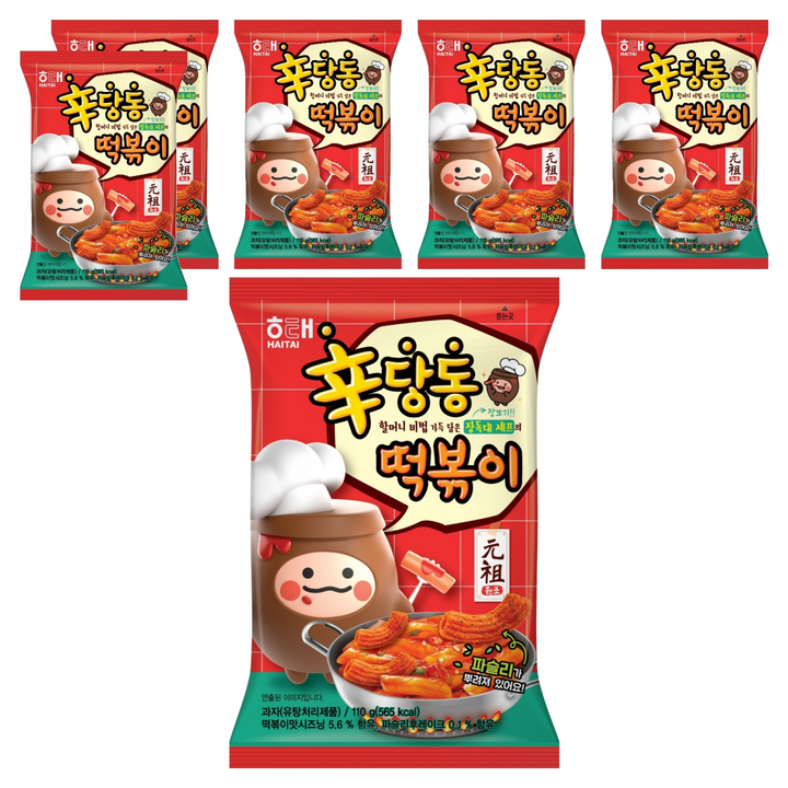 해태제과 신당동 떡볶이, 110g, 6개