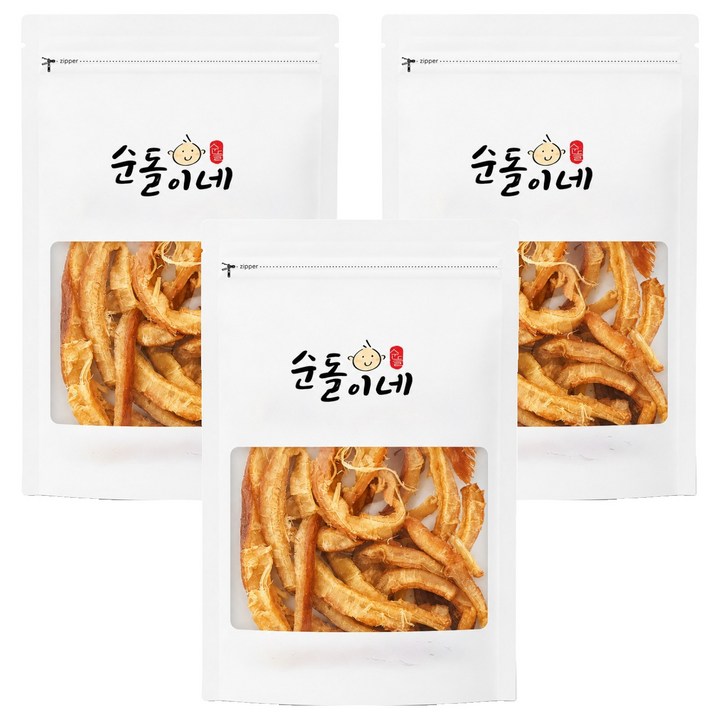 순돌이네 바베큐 페스츄리 오징어, 3개, 130g