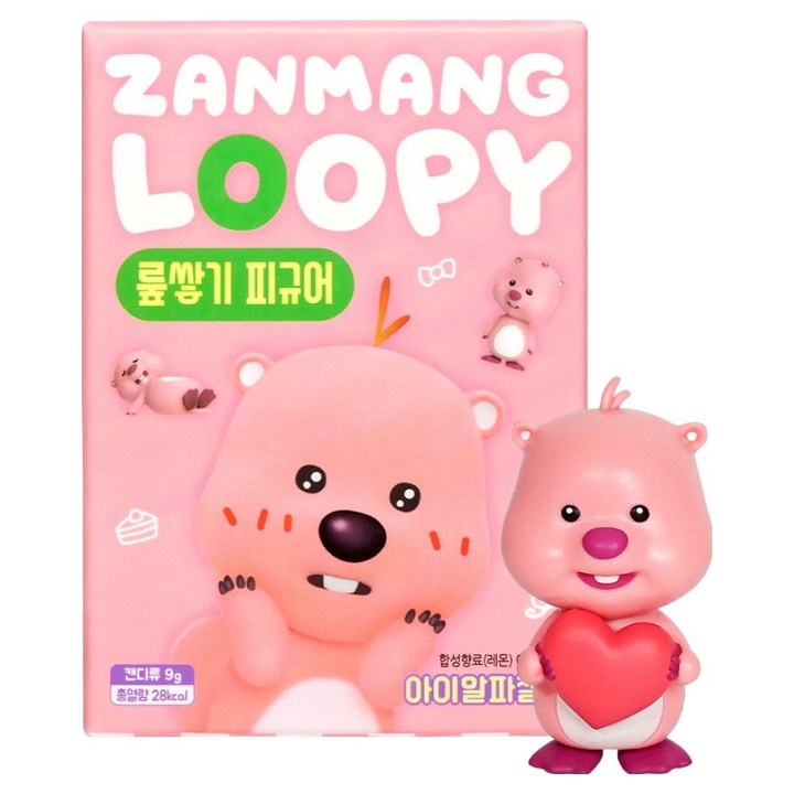 아이코닉스 잔망루피 피규어 랜덤발송 캔디, 9g, 1개