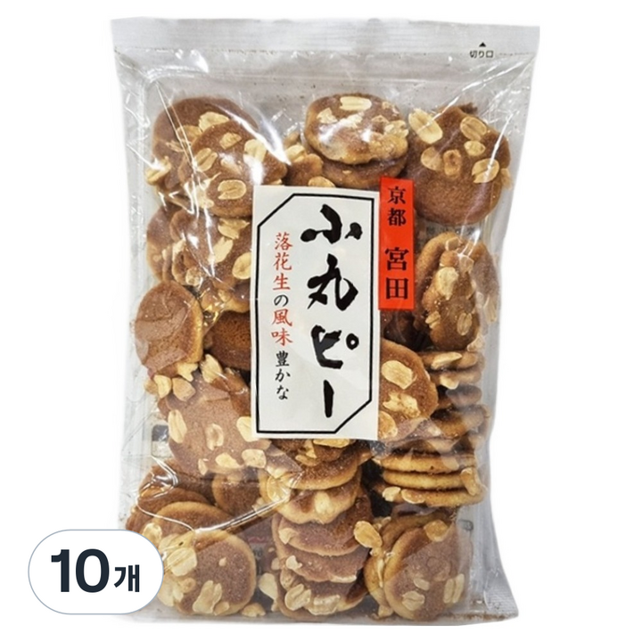 미야타제과 코마루피 땅콩스낵 센베, 120g, 10개