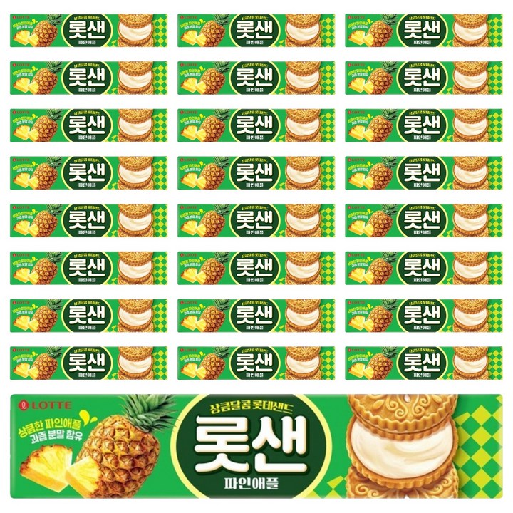 롯데웰푸드 롯데샌드, 105g, 25개