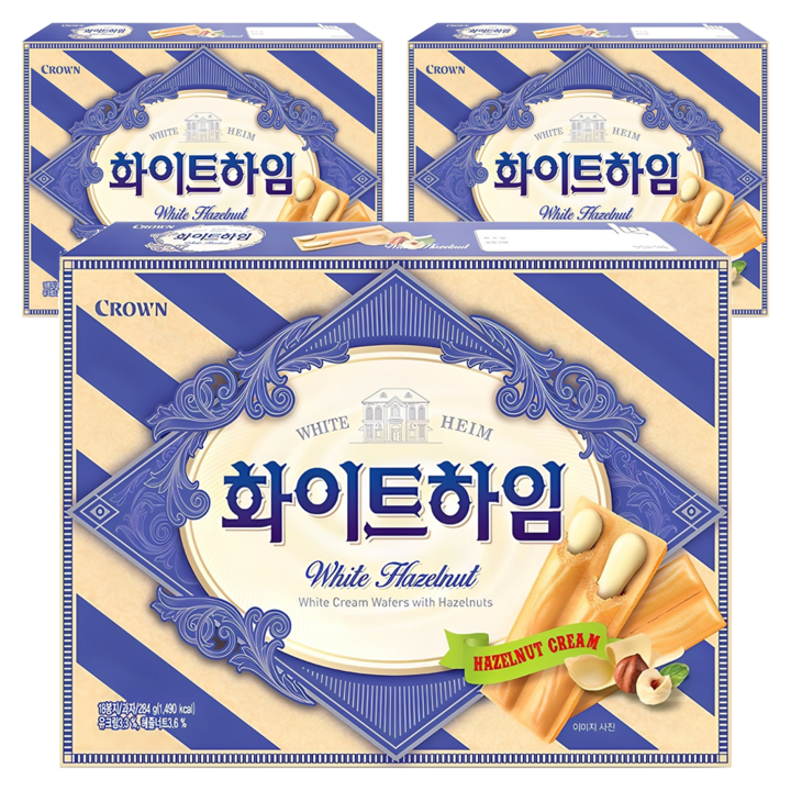 쵸코하임 크라운 화이트 하임, 284g, 3개