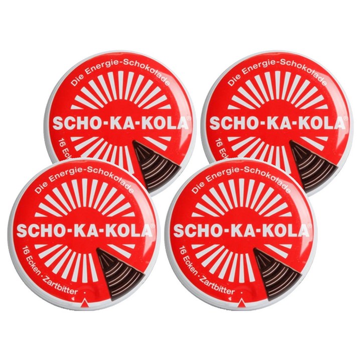 쇼카콜라 다크 초콜릿, 100g, 4개