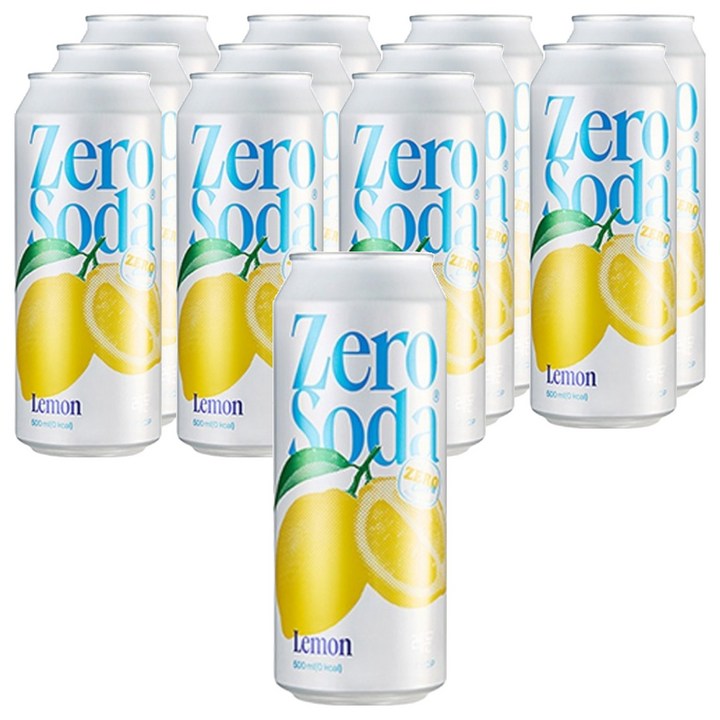 클룹 제로소다 레몬, 500ml, 12개