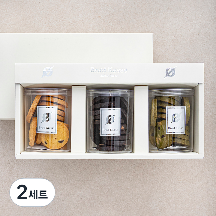 브로드카세 사브레 더블 초코쿠키, 100g, 3개입, 2세트