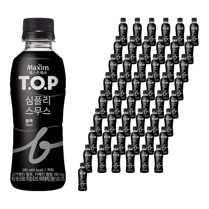 티오피 심플리 스무스 블랙, 240ml, 100개