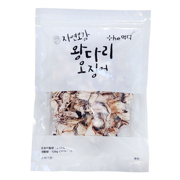 더먹다 더 신선한 건조 왕다리 오징어, 120g, 1개