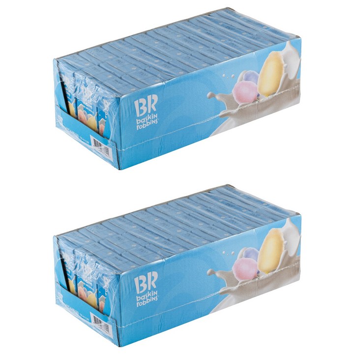 배스킨라빈스 이상한 나라의 솜사탕 우유, 190ml, 48개
