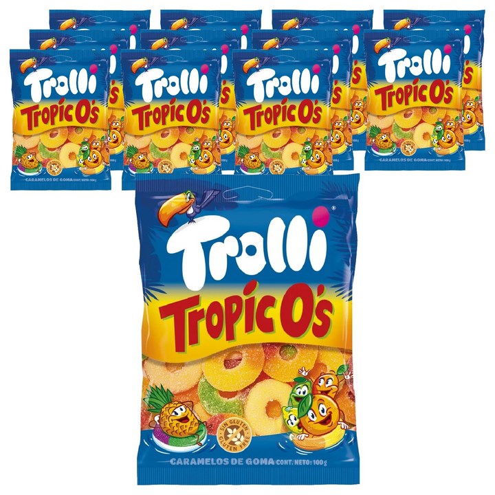 트롤리 트로픽오스 젤리, 100g, 12개