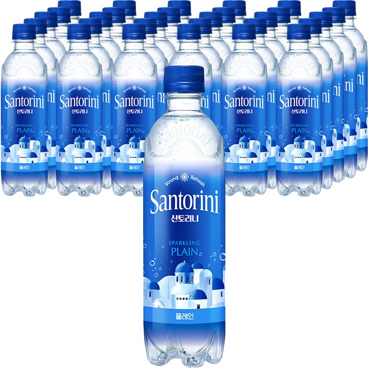 산토리니 탄산수 플레인, 500ml, 60개