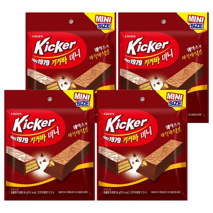 키커 바 미니, 56g, 4개