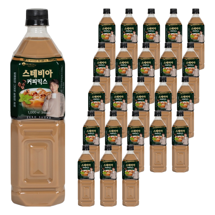 맥널티커피 스테비아 커피믹스, 1L, 24개