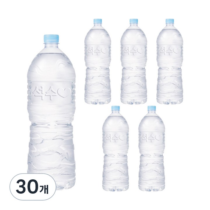 석수 무라벨 생수, 2L, 30개