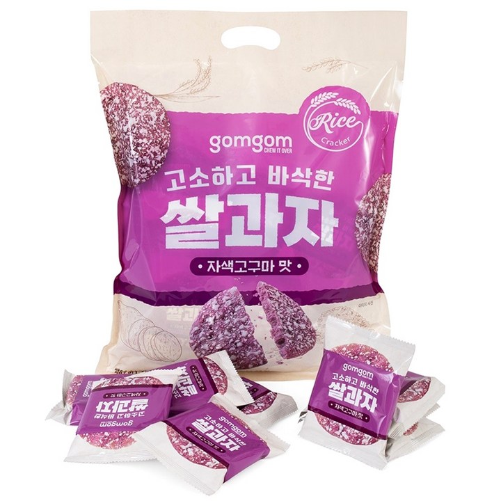 곰곰 쌀과자 자색고구마맛, 297g, 1개
