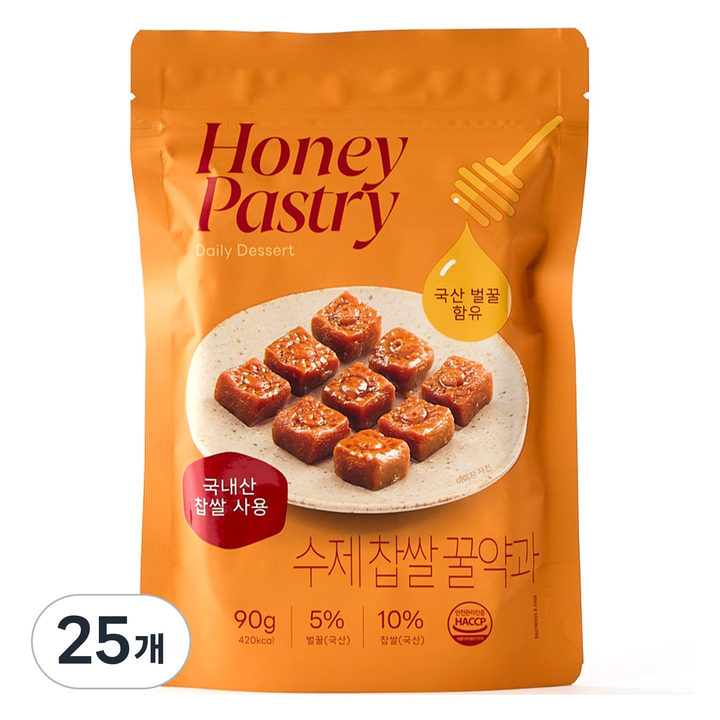 모던하우스 수제 찹쌀 꿀약과, 90g, 25개