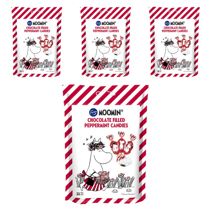 파제르 무민 페퍼민트 캔디, 120g, 4개