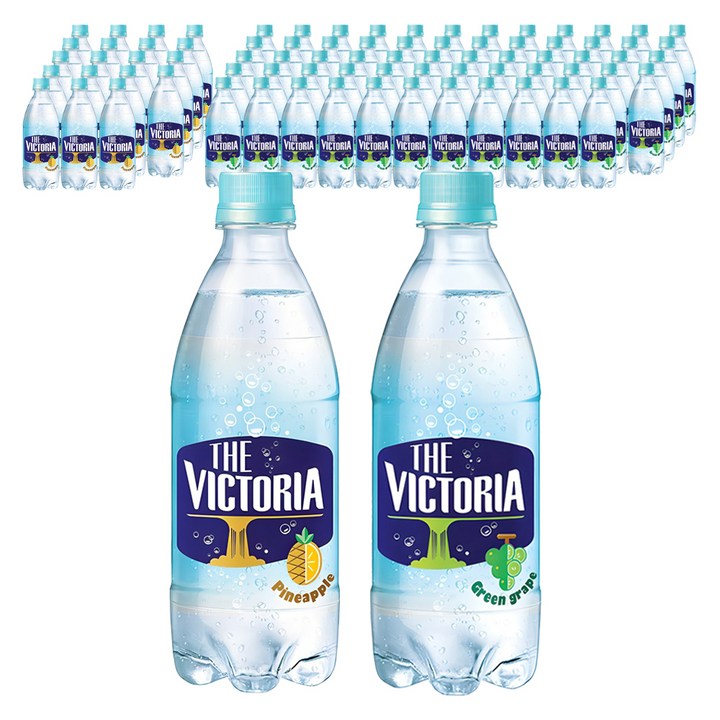 웅진빅토리아 더 빅토리아 파인애플 20p + 청포도 60p, 500ml, 1세트