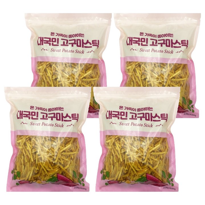 대국민 고구마스틱, 800g, 4개