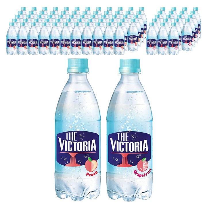웅진빅토리아 더빅토리아 복숭아 60p + 자몽 20p, 1세트, 500ml