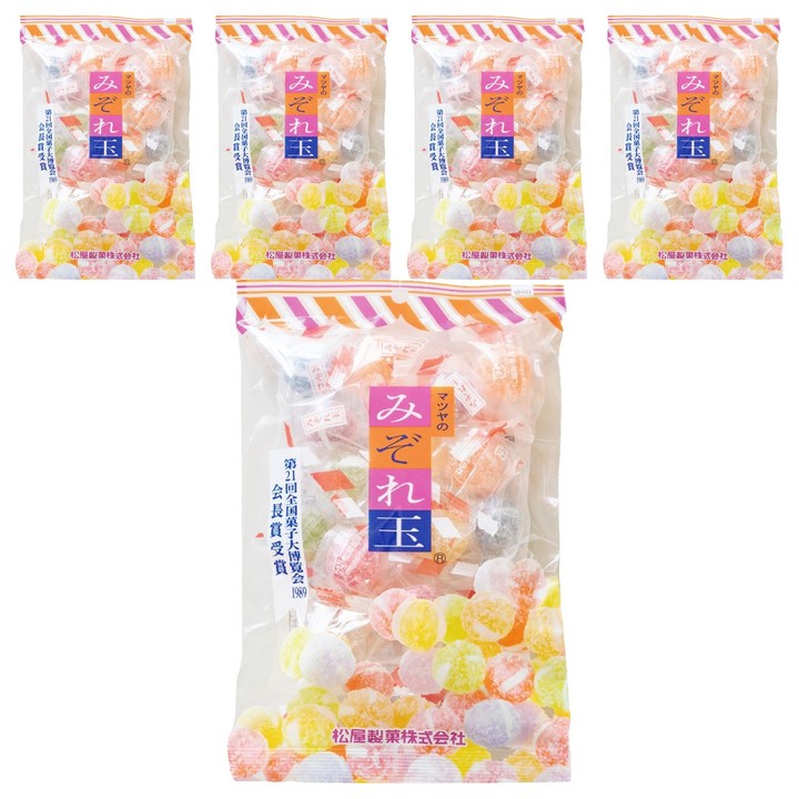 미조레타마 캔디 랜덤발송, 160g, 5개