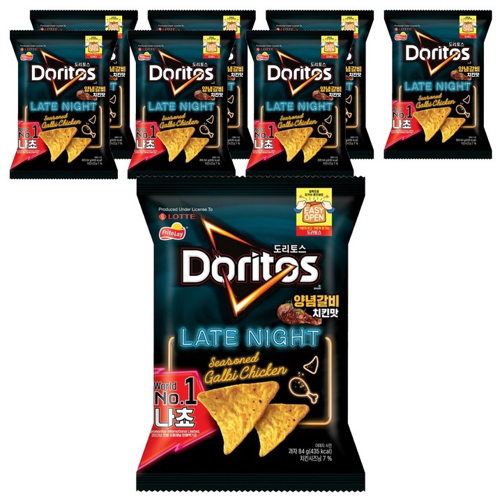 도리토스 양념갈비치킨맛, 84g, 8개