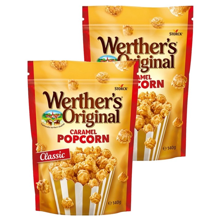 스톡 웨더스 오리지널 카라멜 팝콘 클래식, 2개, 140g