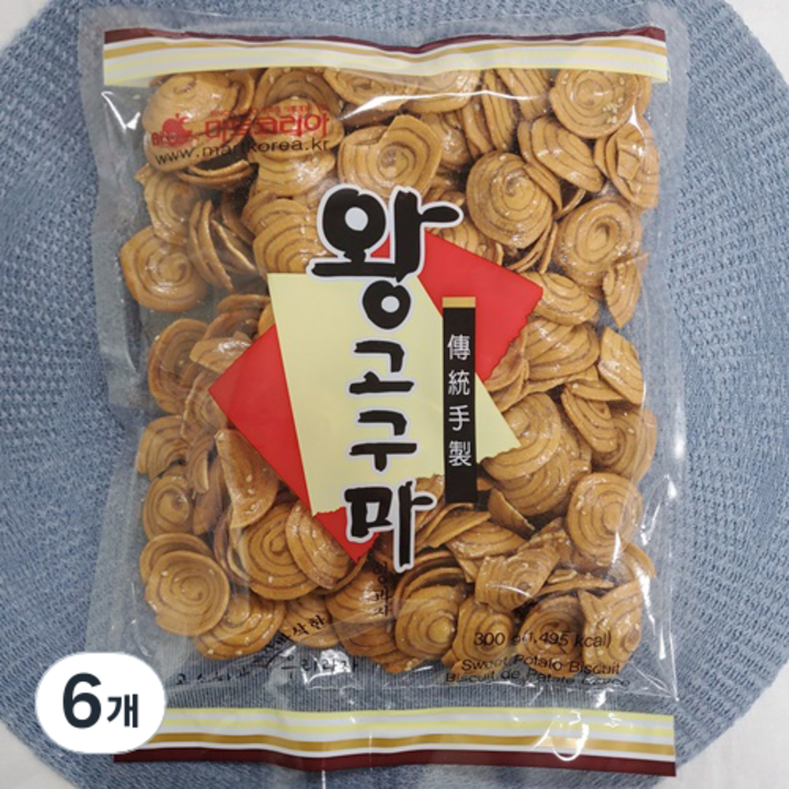 리소하우스 왕고구마, 300g, 6개