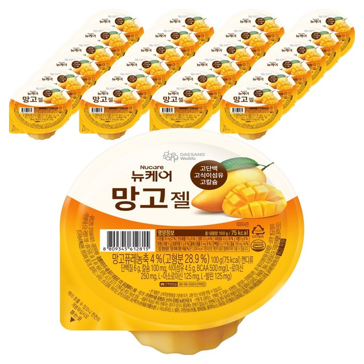 뉴케어 망고젤, 25개, 100g