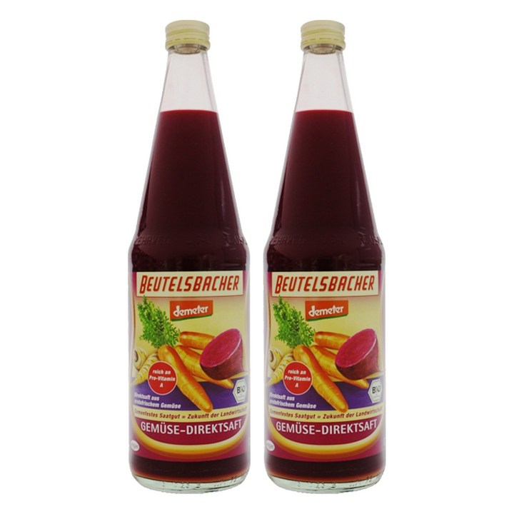 베텔스바허 유기농 야채 주스, 700ml, 2개