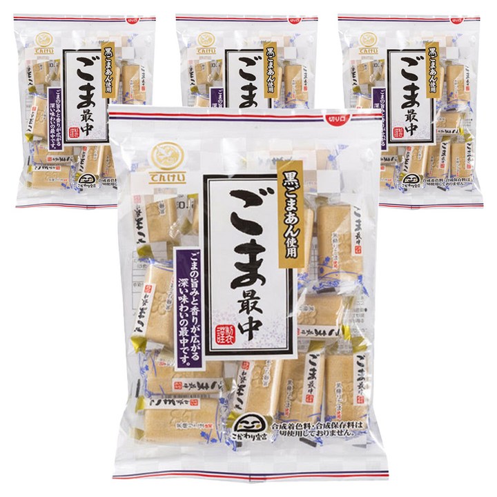텐케 검은참깨 모나카, 4개, 173g