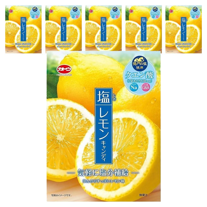 카토캔디 시오 레몬향 캔디, 6개, 55g
