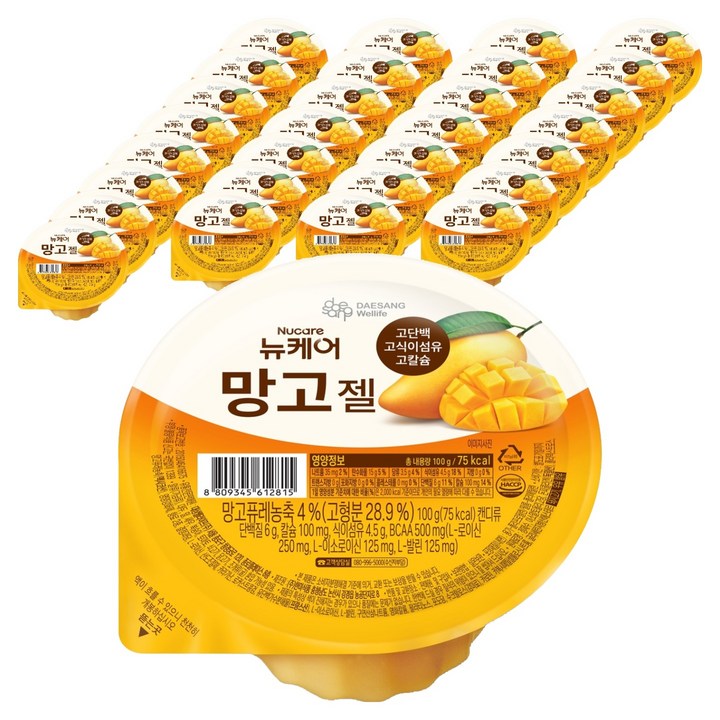 뉴케어 망고젤, 50개, 100g