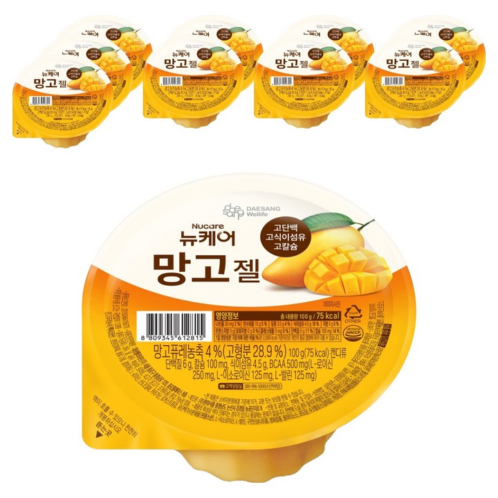 뉴케어 망고젤, 10개, 100g