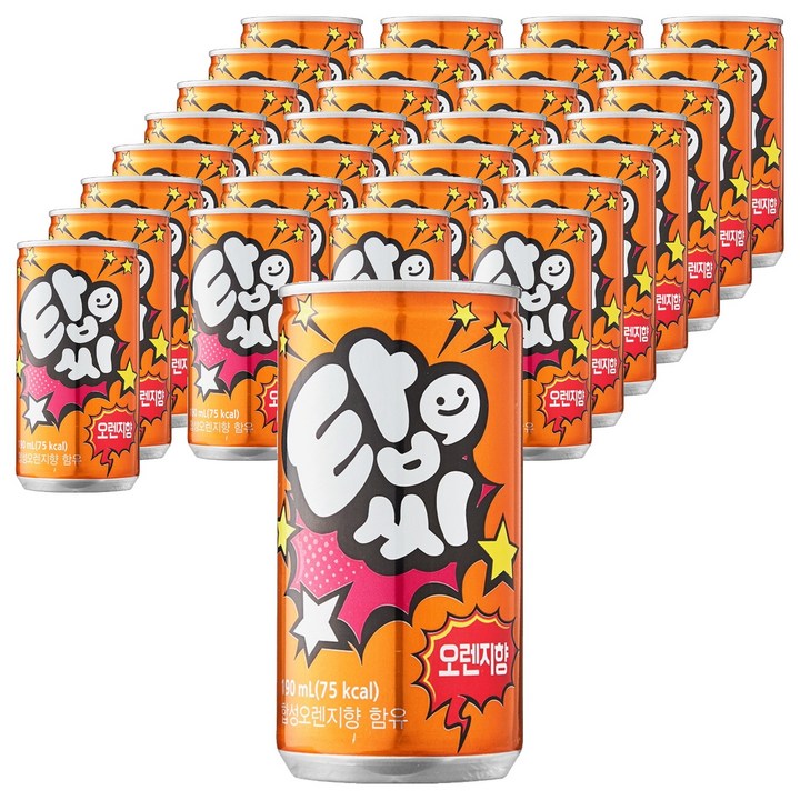 일화 탑씨 오렌지, 190ml, 30개