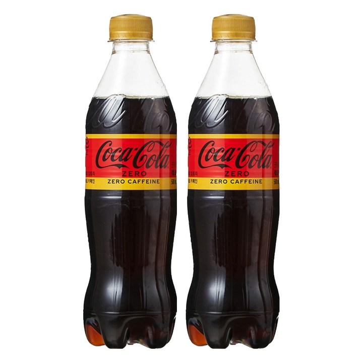 코카콜라 제로 펫, 2개, 500ml